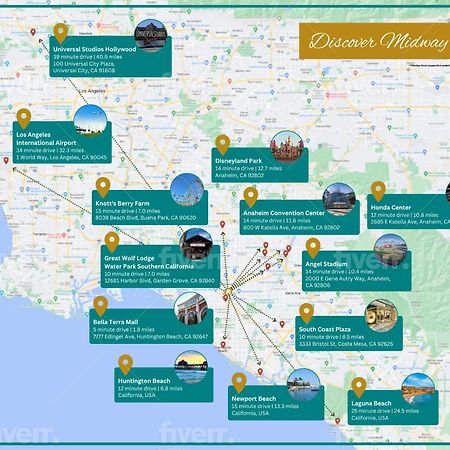 3Br Disney Vila Unit W Parking & Ev - Close To Beaches Midway City Exteriör bild